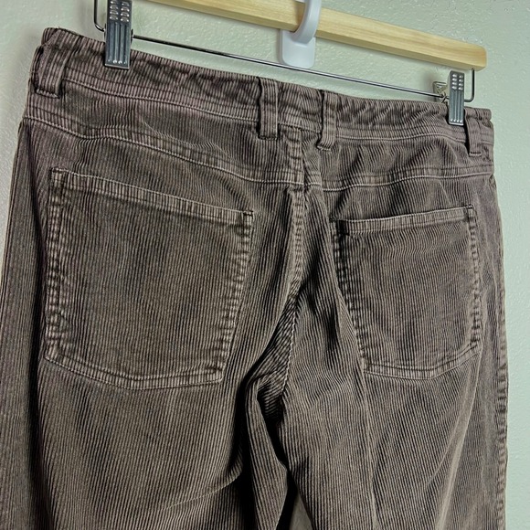 Garnet Hill Corduroy Pants Women Size 6 Brown Straight Leg Casual Everyday - Picture 5 of 10